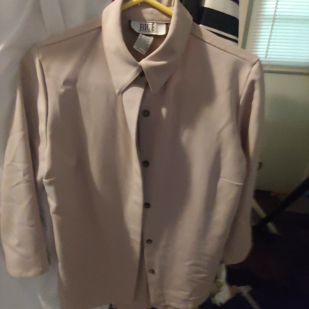 Pants and button top